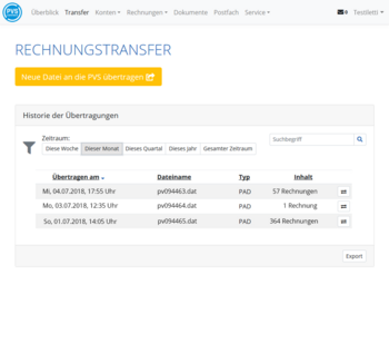 PVSconnect - sicherer Dateitransfer mit Historie