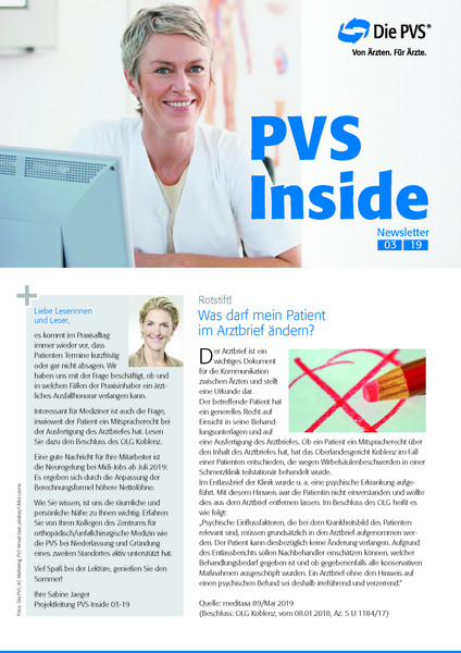 PVS Inside | Ausgabe 3/2019