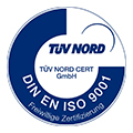 Logo/Siegel DIN EN ISO 9001 Zertifizierung