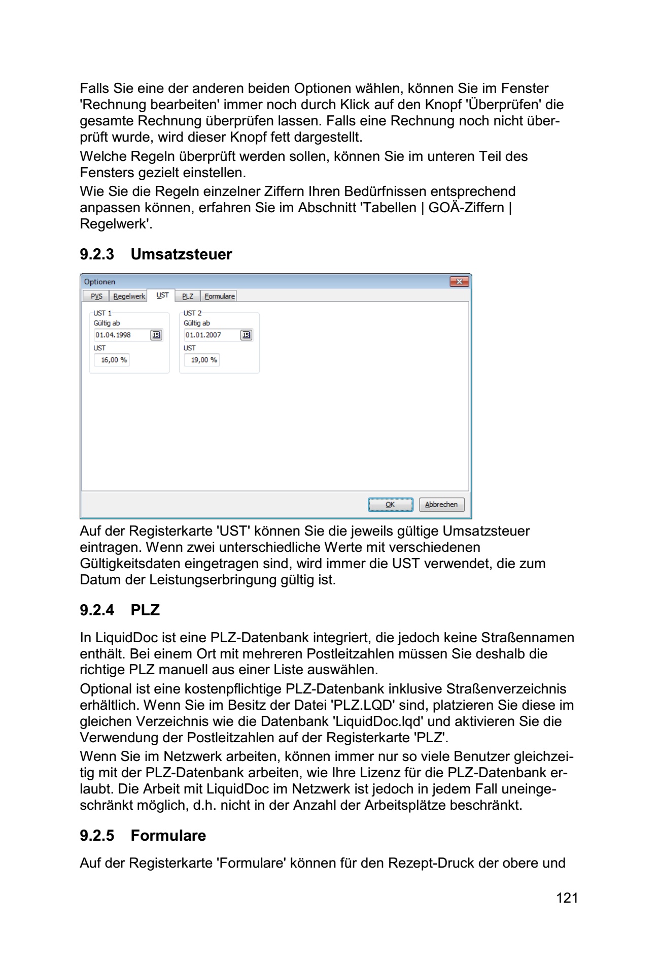 Umsatzsteuer Formulare Falls