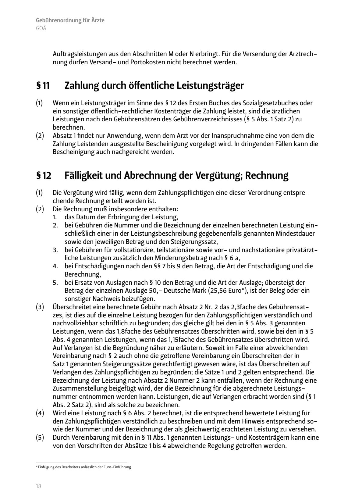 Zahlung durch öffentliche