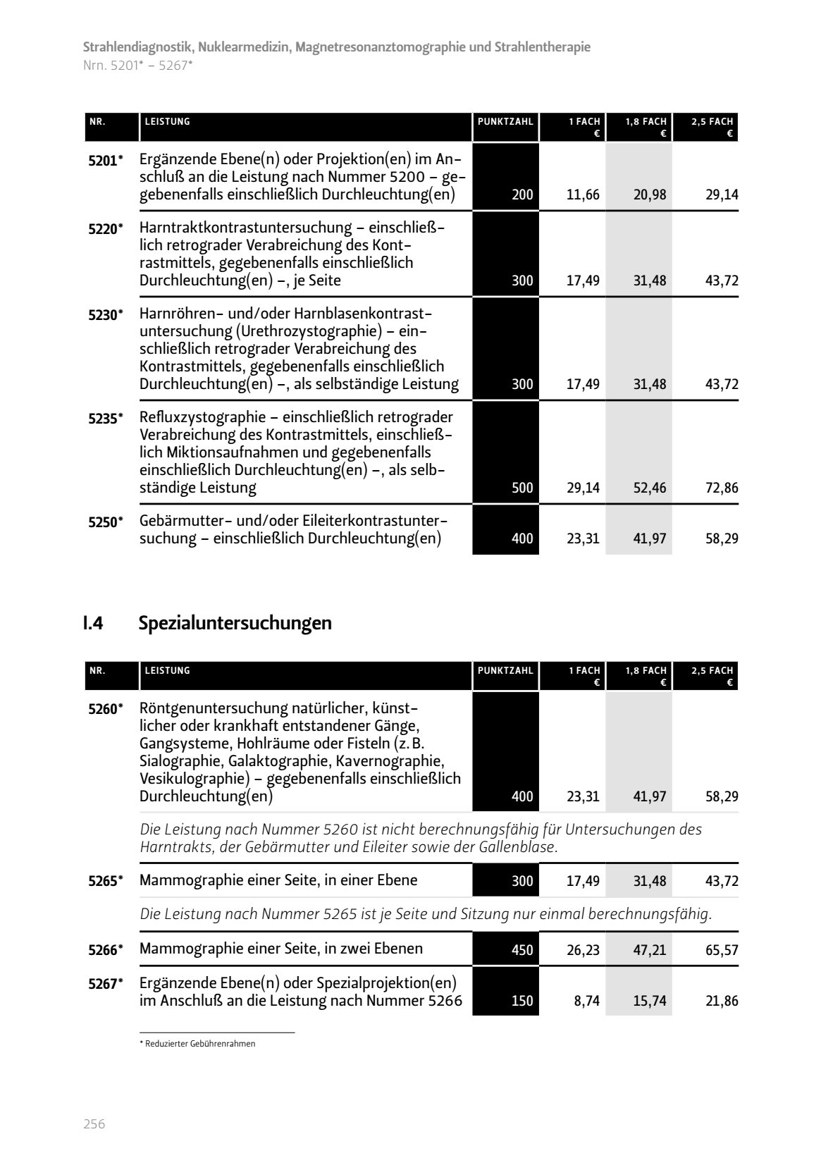 Spezialuntersuchungen Ergänzende Ebenen