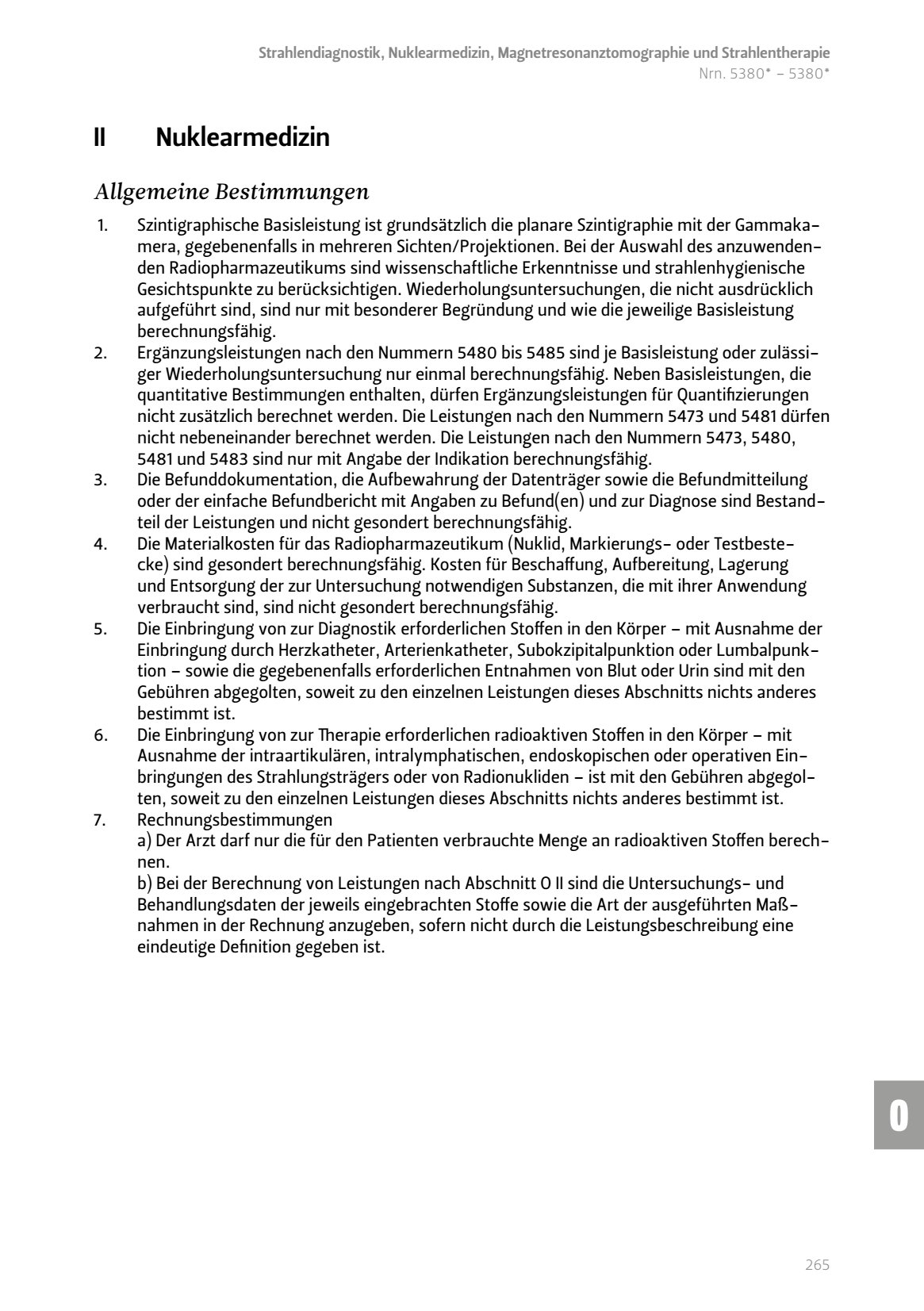 Nuklearmedizin Allgemeine Bestimmungen
